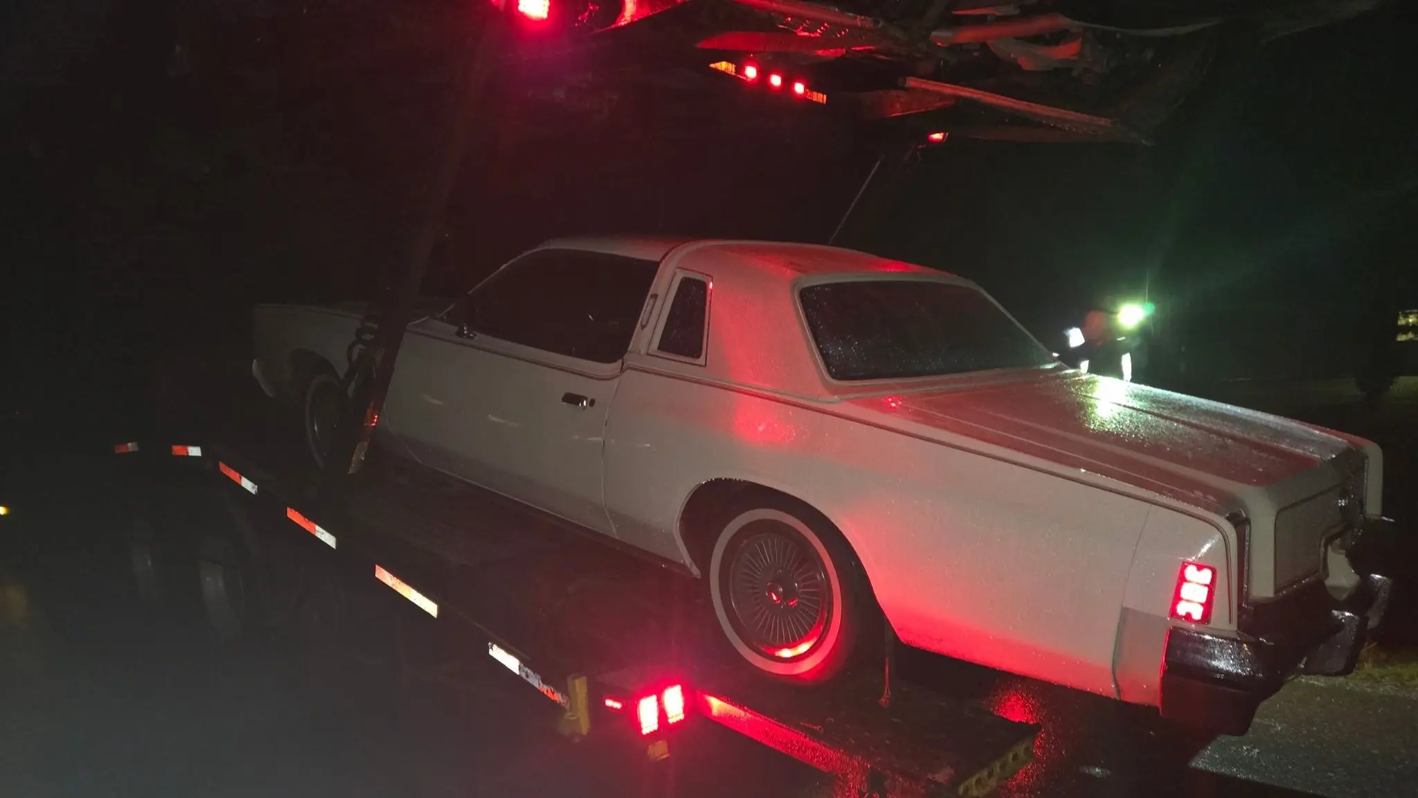 Vehicle hauler leaving Edmonton for Halifax