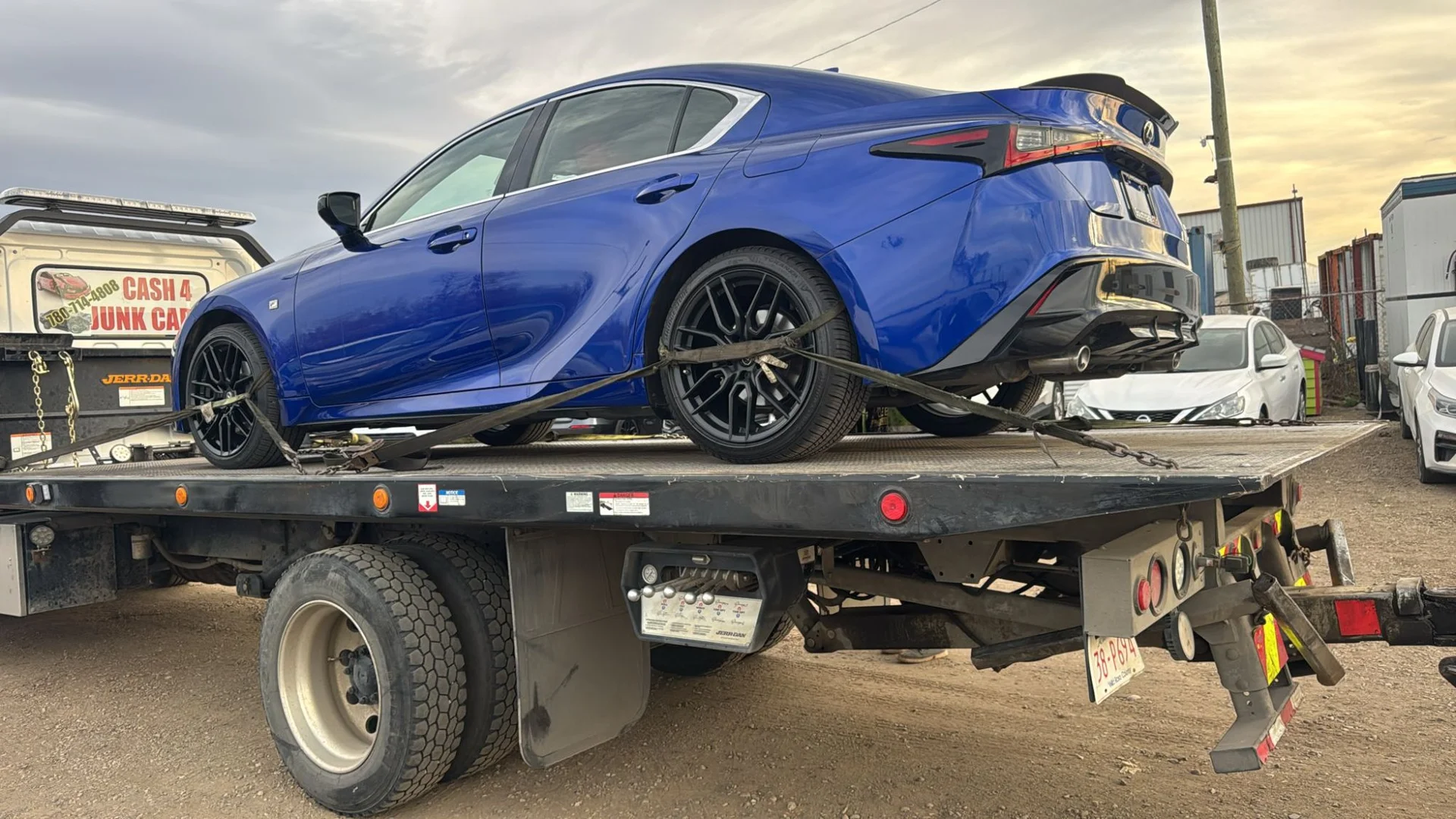 Vehicle being transported coast-to-coast from Hamilton to Burnaby across five Canadian provinces