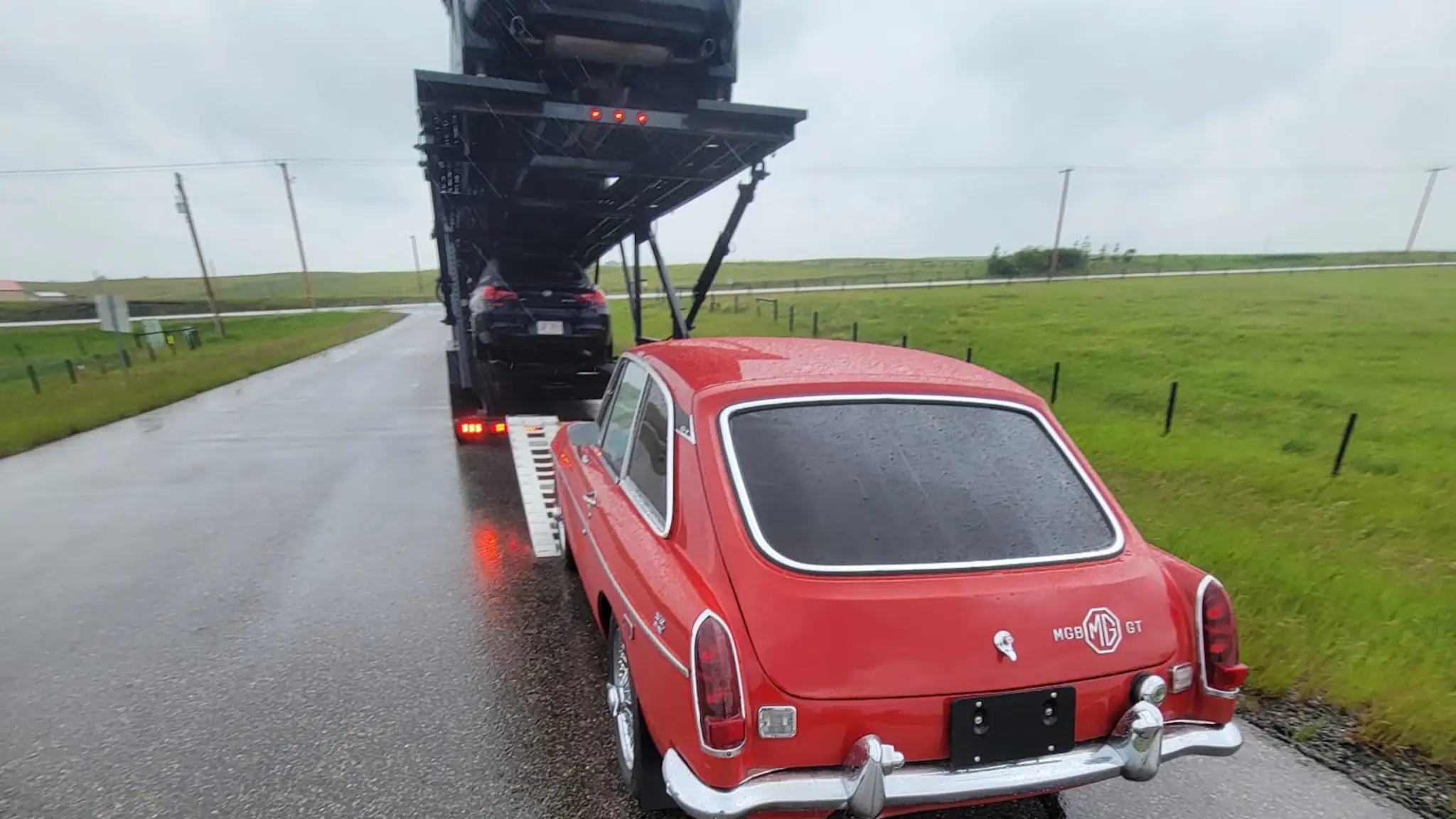 Vehicle being transported from Mississauga to Burnaby