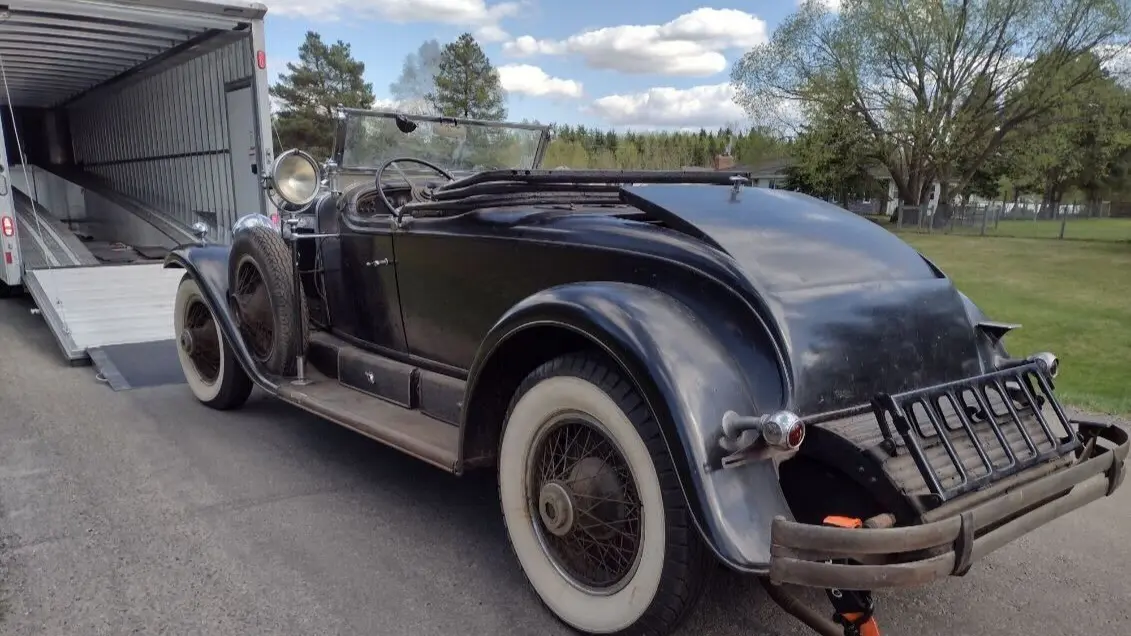Car hauler heading toward Newfoundland ferry terminal
